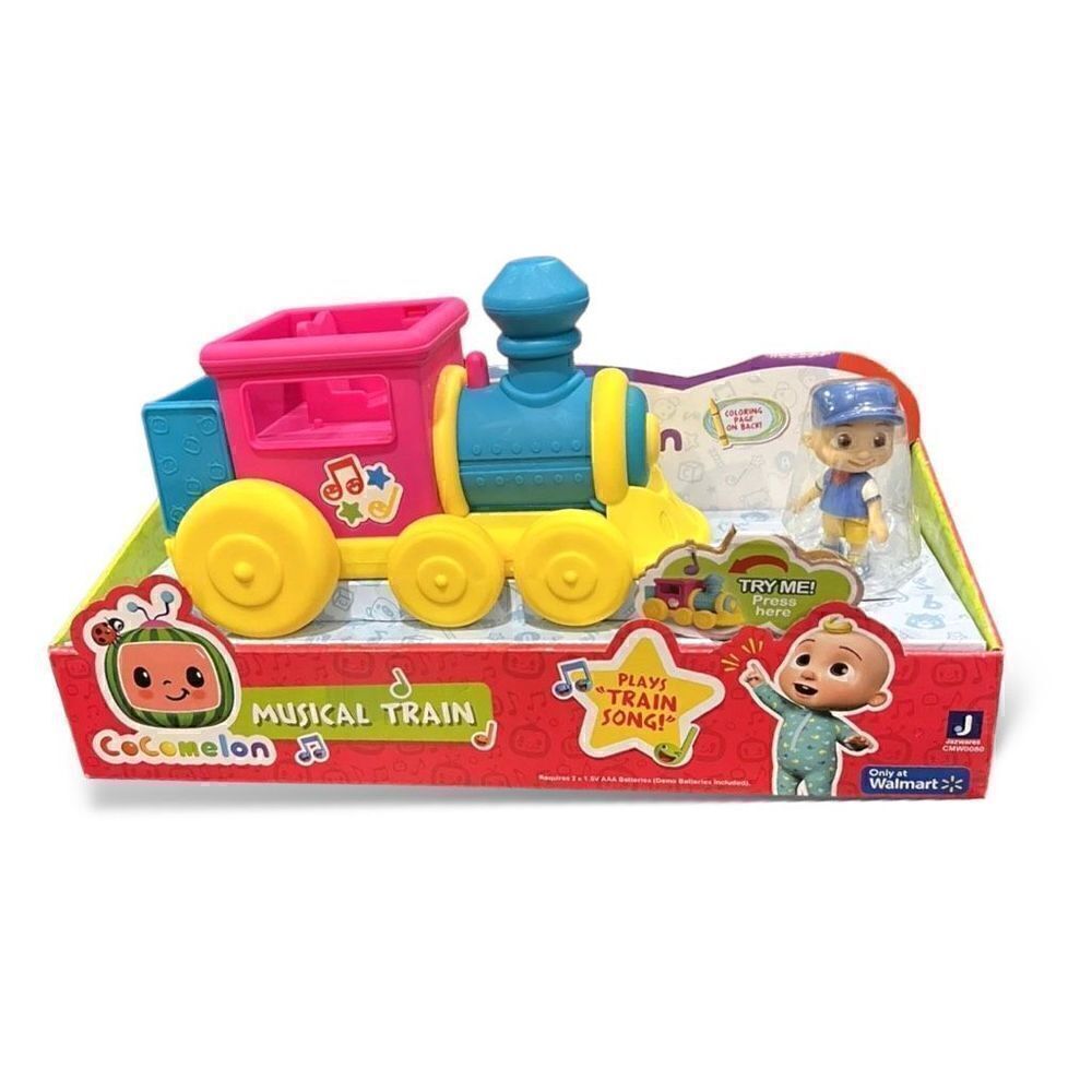 CoComelon Official Feature Musical Train Brand Play Toy Toddler Learning New (h)